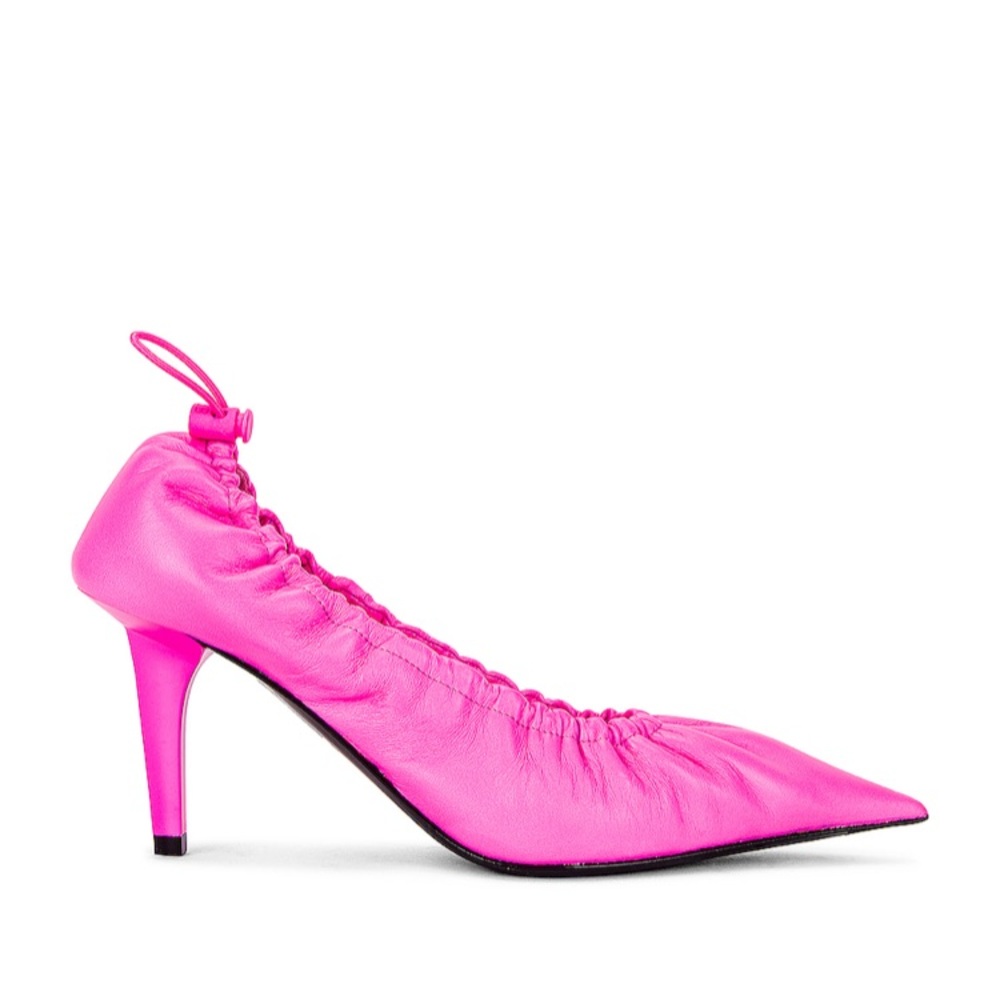 Worn Once Balenciaga Scrunch Knife Pumps Pink 38